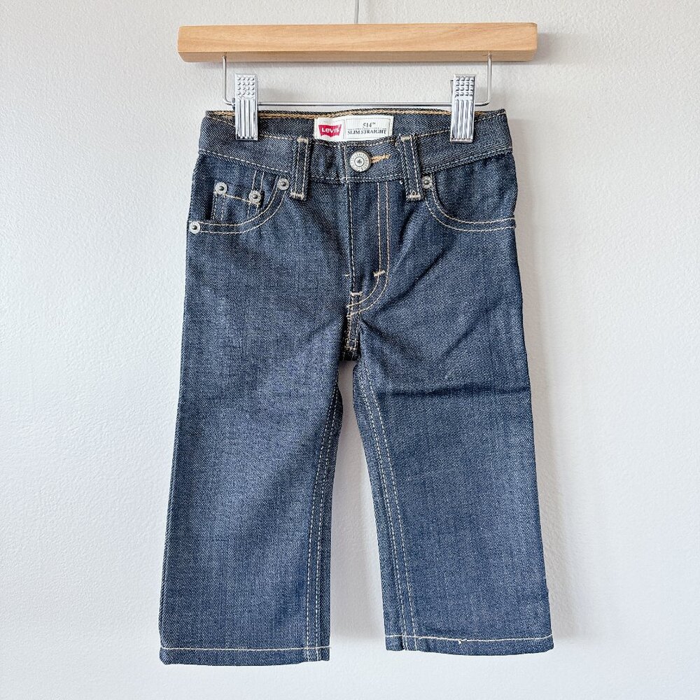 Levi’s NWOT 514 Slim Straight jeans 12m dark wash baby pants